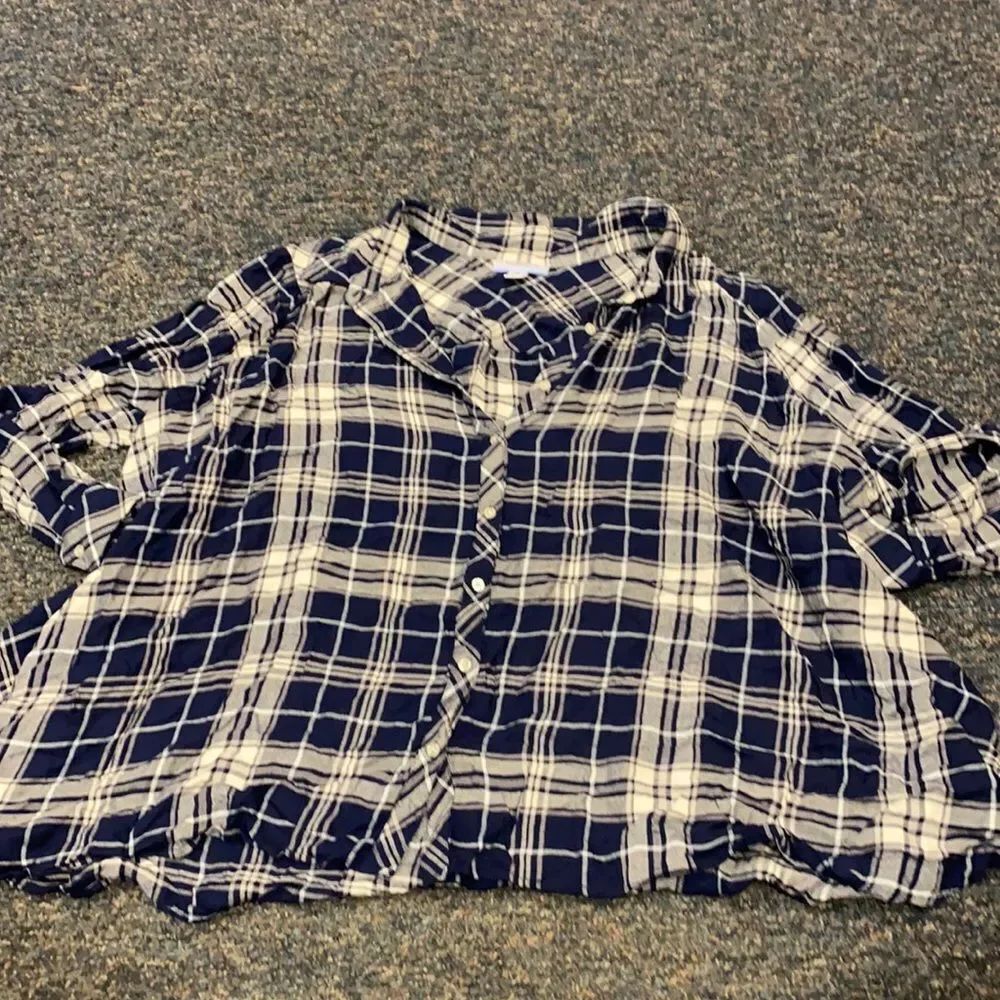 Motherhood Maternity CheckeredβTop sz. 3X
